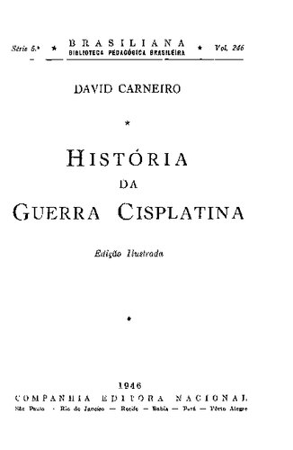 historia da guerra cisplatina