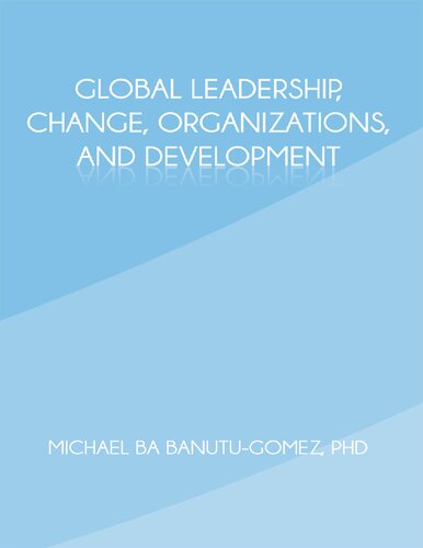 Global Leadership, Change, Organizations and Development