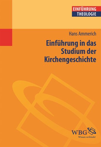 Einführung in das Studium der Kirchengeschichte