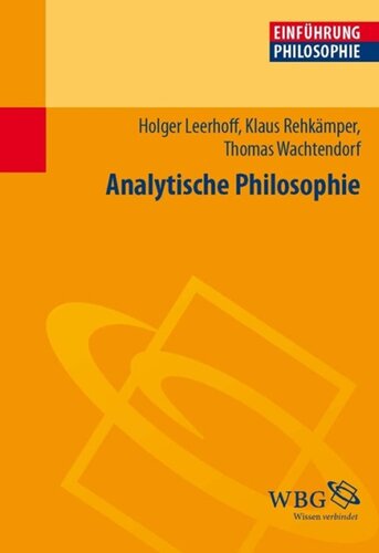 Einführung in die Analytische Philosophie
