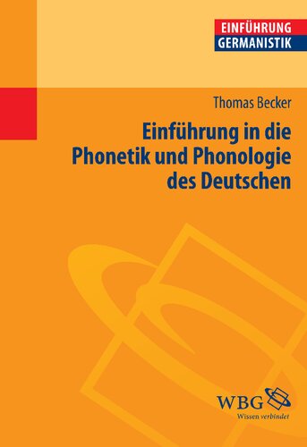 Einführung in die Phonetik und Phonologie des Deutschen