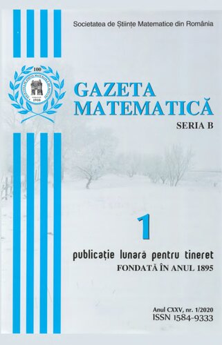 Gazeta Matematica B 
Gazeta Matematica B