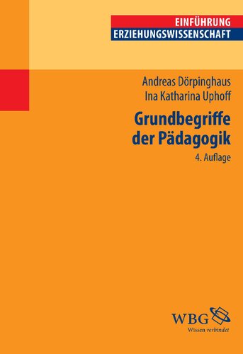 Grundbegriffe der Pädagogik