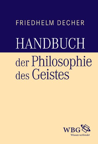 Handbuch der Philosophie des Geistes