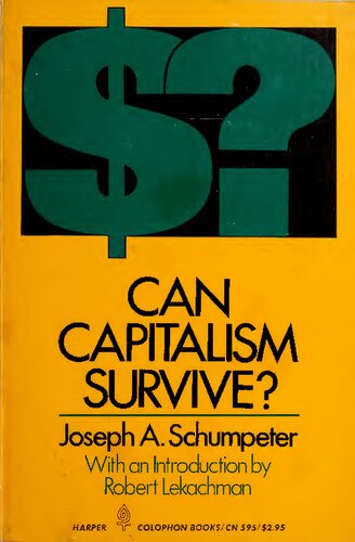 Can Capitalism Survive?