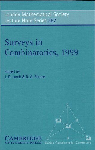 Surveys in Combinatorics, 1999