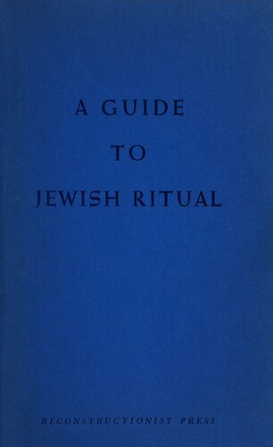 A Guide to Jewish Ritual