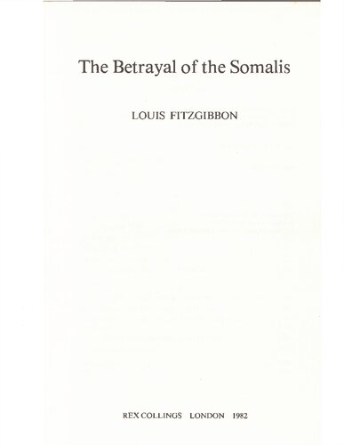 The betrayal of the Somalis