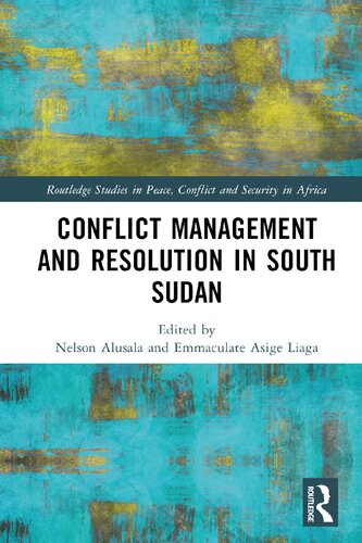 Conflict Management and Resolution in South Sudan (Routledge Studies in Peace, Conflict and Security in Africa)