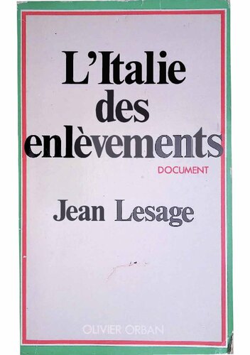 L'Italie des enlèvements