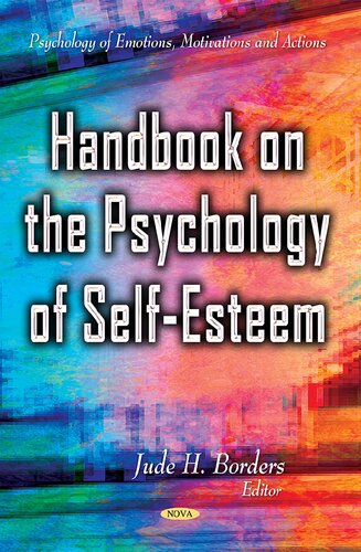 Handbook on the Psychology of Self-esteem