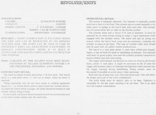 Improvised Revolver/Knife Design Manual