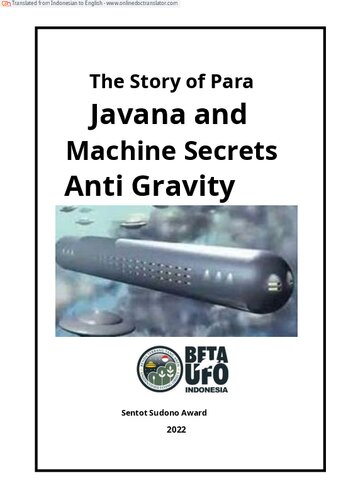 Tales of the Javanas and The Secret of the Anti-Gravity Machine