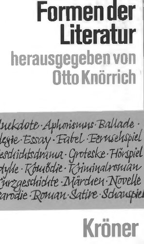 Formen der Literatur