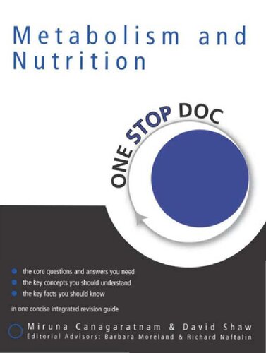 Metabolism & Nutrition (One Stop Doc Revision Series) (April 28, 2005)_(0340889403)_(Hodder Education Publishers)