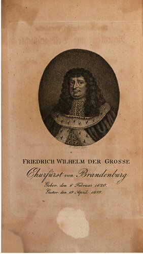 Brandenburgisch-preußische Regenten- und Volksgeschichte von den ältesten bis zu den neuesten Zeiten. Der Jugend und allen Vaterlandsfreunden aus den gebildeten Ständen gewidmet