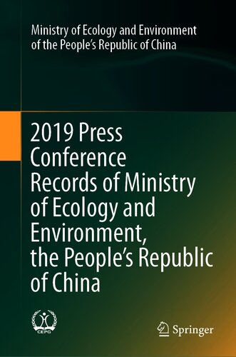 2019 Press Conference Records of Ministry of Ecology and Environment, the People’s Republic of China