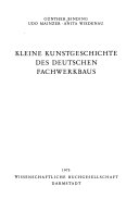 Kleine Kunstgeschichte des deutschen Fachwerkbaus