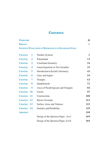 Mathematics: Exemplar Problems IX