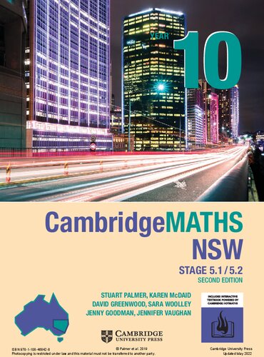 Cambridge Maths Stage 5 NSW Year 10 5.1/5.2
