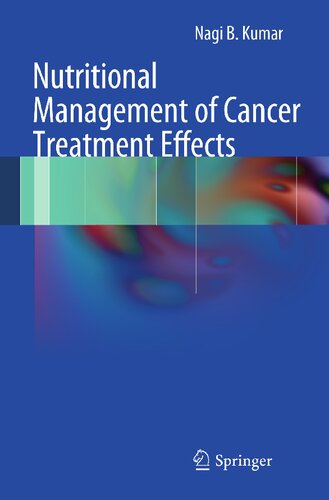 Nutritional Management of Cancer Treatment Effects