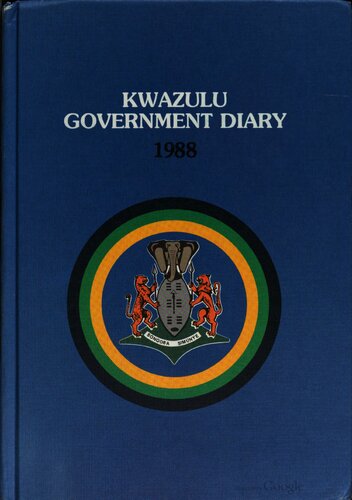 Kwazulu Government Diary 1988