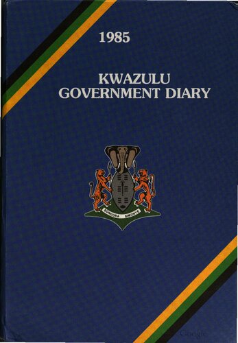 Kwazulu Government Diary 1985