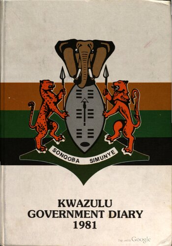 Kwazulu Government Diary 1981