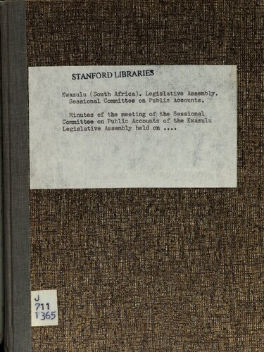 Report of the Sessional Committee on the Accounts of the Kwazulu government for the financial year 1980/81