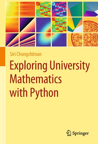 Exploring University Mathematics with Python