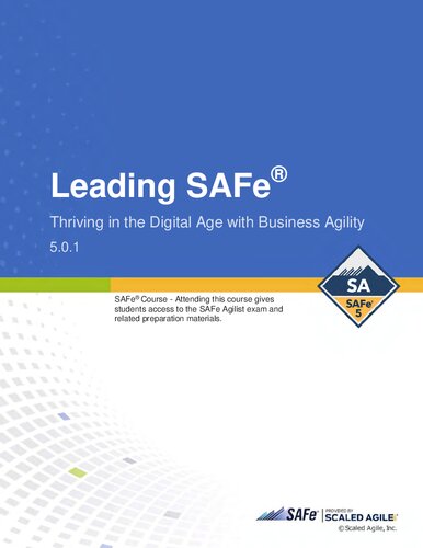 SAFe 5 Leading SAFe Workbook
