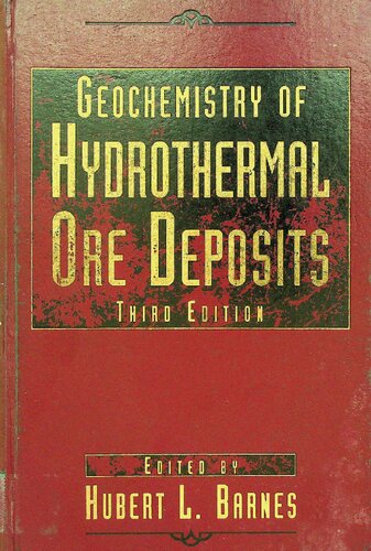 Geochemistry of hydrothermal ore deposits