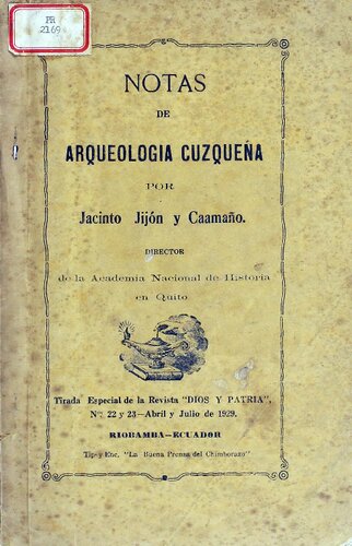 Notas de arqueología cuzqueña