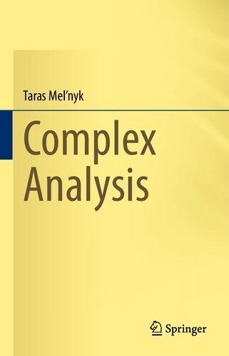 Complex Analysis