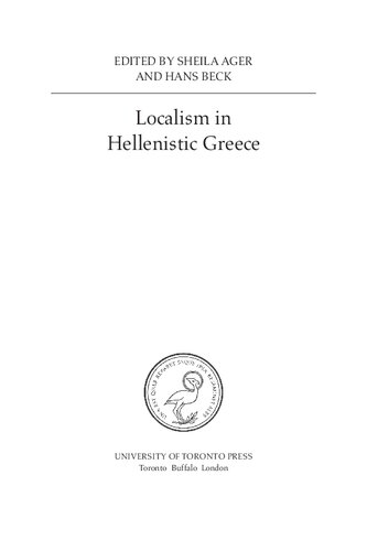 Localism in Hellenistic Greece