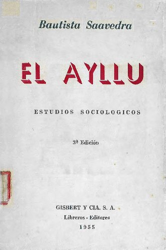 El ayllu : estudios sociológicos