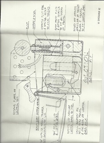 The James Bond Lighter Plans