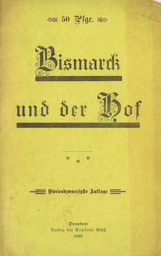 Bismarck und der Hof