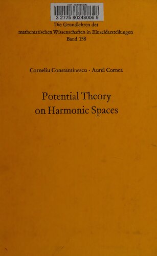 Potential Theory on Harmonic Spaces