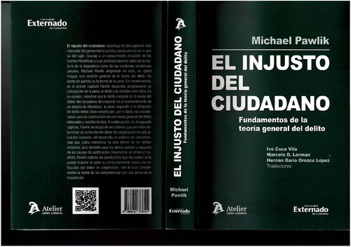 El injusto del ciudadano - fundamentos de la teoría general del delito