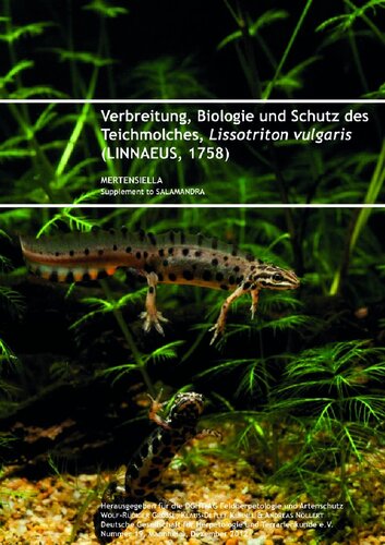 Verbreitung, Biologie und Schutz des Teichmolches, Lissotriton vulgaris (Linnaeus 1758)