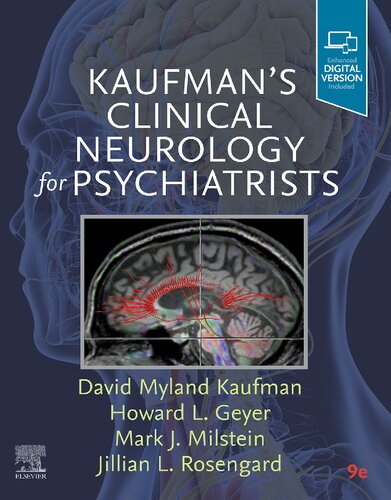 Kaufman's Clinical Neurology for Psychiatrists (Major Problems in Neurology), 9e (May 20, 2022)_(032379680X)_(‎Elsevier)