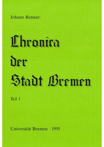 Chronica der Stadt Bremen