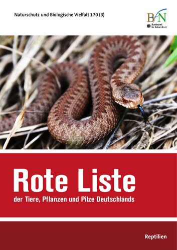 Rote Liste und gesamtartenliste der reptilien (Reptilia) und der amphibien (Amphibia) Deutschlands