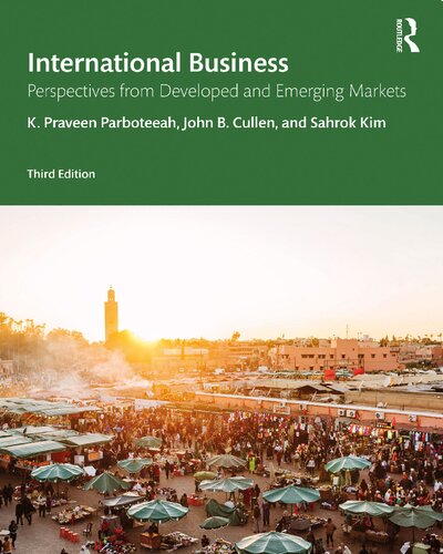 International Business: Perspectives from Developed and Emerging Markets