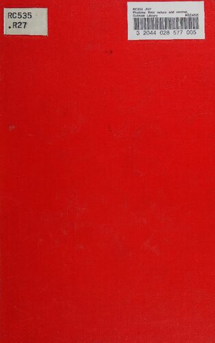 Phobias: Their Nature and Control