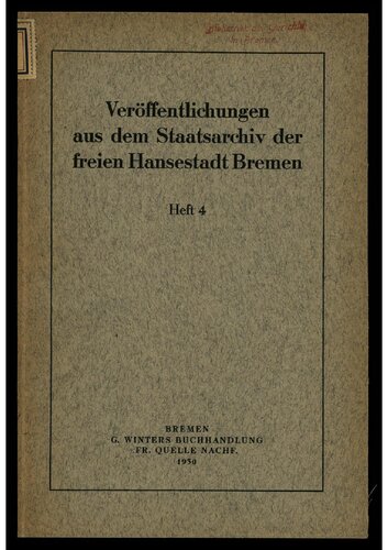 Die Zünfte Bremens im Mittelalter