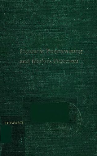 Dynamic programming and Markov processes