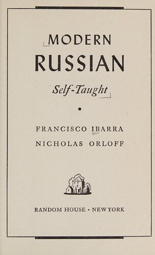 Modern Russian-  self taught