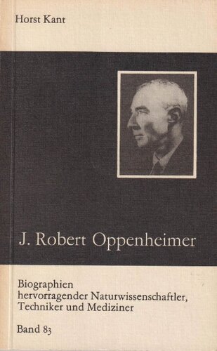 J. Robert Oppenheimer